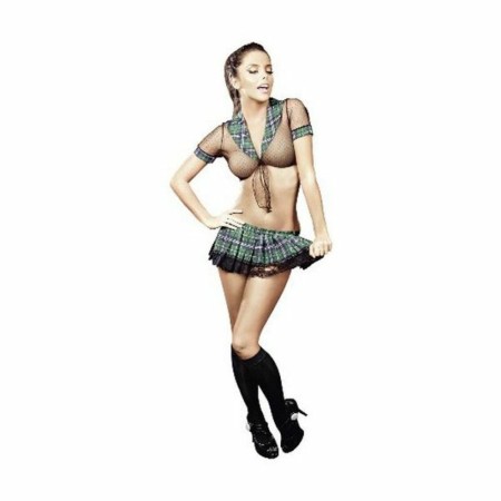 Schulmädchenuniform-Kostüm Einheitsgröße Baci Lingerie BD1265 grün Einheitsgröße von Baci Lingerie, Erotische kostüme - Ref: ...