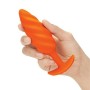 Vibrating Butt Plug B-Vibe Swirl Texture Orange by B-Vibe, Vibrators for couples - Ref: S9402935, Price: 64,99 €, Discount: %