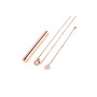 Bullet Vibrator Le Wand Necklace Pendant Rose Gold by Le Wand, Classic vibrators - Ref: S9402980, Price: 70,99 €, Discount: %