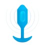 Plug Anal B-Vibe Vibrating Snug 3 Bleu (3,7 x 13,8 x 1 cm) de B-Vibe, Vibrateurs spéciaux - Réf : S9402948, Prix : 74,99 €, R...