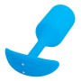 Anal plug B-Vibe Vibrating Snug 3 Blue (3,7 x 13,8 x 1 cm) by B-Vibe, Special vibrators - Ref: S9402948, Price: 74,99 €, Disc...