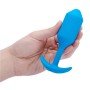 Anal plug B-Vibe Vibrating Snug 3 Blue (3,7 x 13,8 x 1 cm) by B-Vibe, Special vibrators - Ref: S9402948, Price: 74,99 €, Disc...