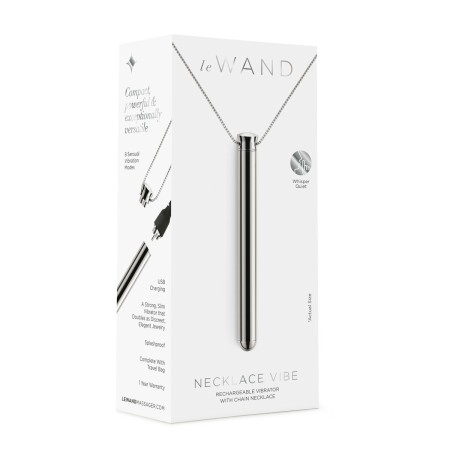 Bala Vibradora Le Wand Necklace Colar Prateado de Le Wand, Vibradores clássicos - Ref: S9402982, Preço: 70,99 €, Desconto: %