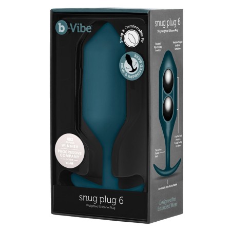 Anal plug B-Vibe 6 Blue Azul Océano by B-Vibe, Anal plugs - Ref: S9402976, Price: 65,99 €, Discount: %