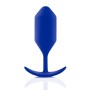 Plug Anal B-Vibe 4 Azul Azul Marinho de B-Vibe, Plugs anais - Ref: S9402972, Preço: 55,99 €, Desconto: %