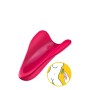 Vibrador High Fly Finger Satisfyer 4004129 Rojo de Satisfyer, Vibradores clásicos - Ref: S9402665, Precio: 34,99 €, Descuento: %