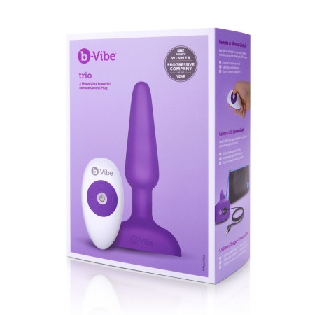 Plug Anal Con Control Remoto de Trio (Violeta) B-Vibe 05882530000 Morado de B-Vibe, Vibradores anales - Ref: S9402908, Precio...