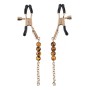 Nipple Clamps Chain Sportsheets Amber Beaded by Sportsheets, Nipple Stimulators - Ref: S9404379, Price: 16,99 €, Discount: %