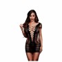 Mini Vestito di Pizzo Corset Front Taglia Unica Baci Lingerie BLW3126 Nero (Taglia unica) di Baci Lingerie, Baby-doll e body ...