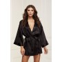 Blouse Baci Lingerie All Satin Noir de Baci Lingerie, Nuisettes et Body - Réf : S9405458, Prix : 28,99 €, Remise : %