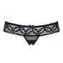 Thong Obsessive 837-THC-1 Black L/XL by Obsessive, Knickers and thongs - Ref: M0400824, Price: 15,99 €, Discount: %