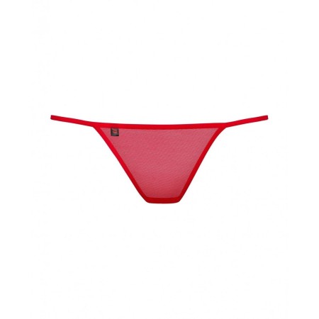 String Rouge Luiza Obsessive Luiza Rouge L/XL de Obsessive, Culottes et strings - Réf : M0400569, Prix : 13,99 €, Remise : %