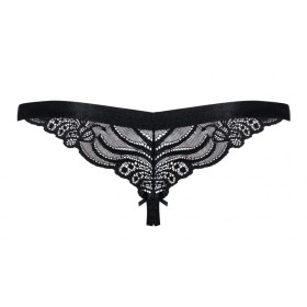 Tanga Obsessive 828-THC-1 L/XL Negro L/XL de Obsessive, Braguitas y tangas - Ref: M0400810, Precio: 16,99 €, Descuento: %