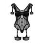 Body Obsessive G334 Noir S/M/L de Obsessive, Nuisettes et Body - Réf : M0401043, Prix : 25,99 €, Remise : %