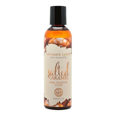 Lubrificante com Sabor a Caramelo Salgado Intimate Earth (60 ml) de Intimate Earth, Lubrificantes com sabores - Ref: S4000733...