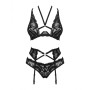 Conjunto de Lencería Obsessive Alessya Negro XS/S de Obsessive, Braguitas y tangas - Ref: M0400704, Precio: 37,99 €, Descuent...