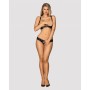 Set di Lingerie Obsessive Luvae Nero S/M di Obsessive, Mutandine e tanga - Rif: M0400818, Prezzo: 30,99 €, Sconto: %