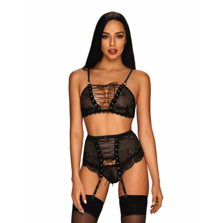 Set di Lingerie Obsessive Basitta Nero S/M di Obsessive, Mutandine e tanga - Rif: M0401023, Prezzo: 31,99 €, Sconto: %