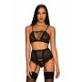 Ensemble de Lingerie Obsessive Basitta Noir S/M de Obsessive, Culottes et strings - Réf : M0401023, Prix : 31,99 €, Remise : %