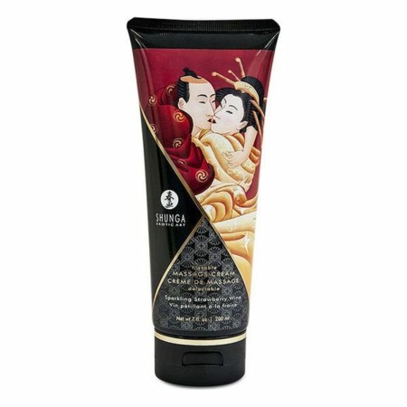 Massage Cream Shunga 200 ml Strawberry by Shunga, Massage lotions and gels - Ref: M0406142, Price: 18,99 €, Discount: %