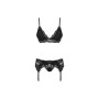 Ensemble de Lingerie en Dentelle Obsessive 810-SEG-1 Noir L/XL de Obsessive, Nuisettes et Body - Réf : M0400866, Prix : 33,99...