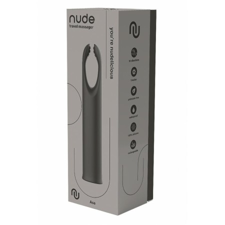 Massaggiatore Nude Nero Da viaggio di Nude, Massaggiatori erotici - Rif: M0400029, Prezzo: 29,99 €, Sconto: %