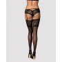 Stockings with Garter Obsessive Letica Black L/XL by Obsessive, Stockings - Ref: M0400767, Price: 13,99 €, Discount: %