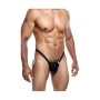 Tanga Mob Eroticwear Negro XL de Mob Eroticwear, Calzoncillos - Ref: M0402300, Precio: 18,99 €, Descuento: %