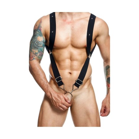 Harnais New Comers Mob Eroticwear Noir de Mob Eroticwear, Shortys - Réf : M0402295, Prix : 35,99 €, Remise : %