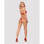 Set di Lingerie Obsessive 838-SET-3 Rosso L/XL di Obsessive, Mutandine e tanga - Rif: M0400696, Prezzo: 25,99 €, Sconto: %