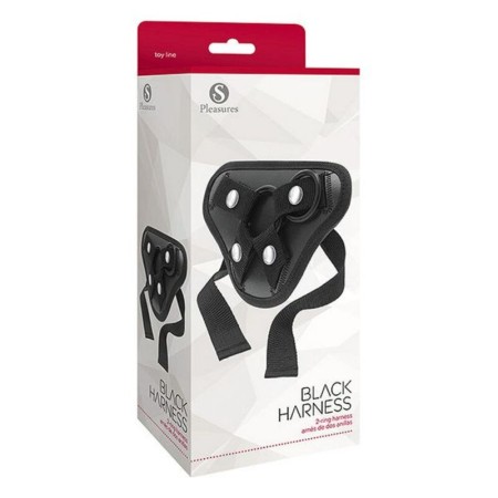 Arnés S Pleasures Negro de S Pleasures, Esposas, mordazas y abrazaderas - Ref: S4001832, Precio: 20,99 €, Descuento: %