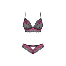 Ensemble de Lingerie Obsessive Tulia Noir S/M de Obsessive, Culottes et strings - Réf : M0400951, Prix : 27,99 €, Remise : %