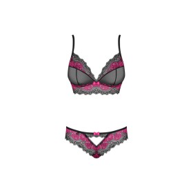 Set di Lingerie Obsessive Tulia Nero S/M di Obsessive, Mutandine e tanga - Rif: M0400951, Prezzo: 27,99 €, Sconto: %