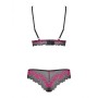 Conjunto de Lingerie Obsessive Tulia Preto S/M de Obsessive, Cuequinhas e tangas - Ref: M0400951, Preço: 27,99 €, Desconto: %