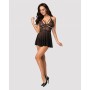 Babydoll Obsessive 838-BAB-1 Preto XXL/XXXL de Obsessive, Babydolls e bodies - Ref: M0400647, Preço: 32,99 €, Desconto: %