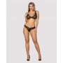 Set di Lingerie Obsessive Luvae Nero L/XL di Obsessive, Mutandine e tanga - Rif: M0400814, Prezzo: 27,99 €, Sconto: %