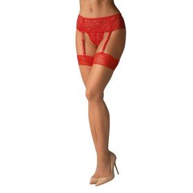 Medias con Liguero Obsessive 838-STO-3 Rojo S/M de Obsessive, Medias - Ref: M0401004, Precio: 16,99 €, Descuento: %