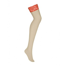 Stockings with Garter Obsessive 838-STO-3 Red L/XL by Obsessive, Stockings - Ref: M0401005, Price: 16,99 €, Discount: %