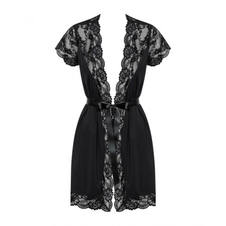 Robe Obsessive Black S/M Flowers by Obsessive, Negligees and bodices - Ref: M0400655, Price: 38,99 €, Discount: %