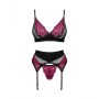 Conjunto de Lingerie Obsessive Preto M/L de Obsessive, Cuequinhas e tangas - Ref: M0401106, Preço: 39,99 €, Desconto: %