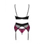 Conjunto de Lingerie Obsessive Preto M/L de Obsessive, Cuequinhas e tangas - Ref: M0401106, Preço: 39,99 €, Desconto: %