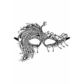 Shhh Augenbinde Maskarade Schwarz von Maskarade, Augenbinden und Masken - Ref: M0401934, Preis: 11,99 €, Rabatt: %