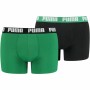 Boxer pour homme Puma 521015001-035 Vert (2 uds) de Puma, Shortys - Réf : S6416657, Prix : 23,99 €, Remise : %