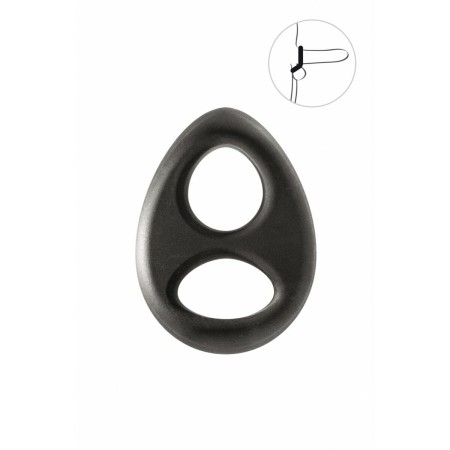 Cock Ring Blue Junker Black by Blue Junker, Non-vibrating rings - Ref: M0404901, Price: 14,99 €, Discount: %