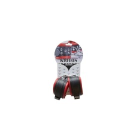 Menottes Kiotos Noir Rouge de Kiotos, Menottes, baillons et pinces - Réf : M0403692, Prix : 38,99 €, Remise : %