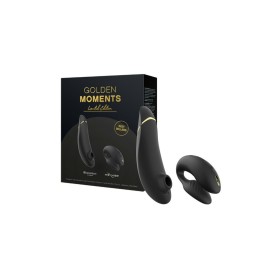 Massageador para Casais Womanizer Dourado Preto de Womanizer, Vibradores para casais - Ref: M0402776, Preço: 211,99 €, Descon...