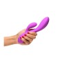 Vibrador Doble Estimulación XR Morado Silicona de XR, Vibradores especiales - Ref: M0402999, Precio: 37,99 €, Descuento: %