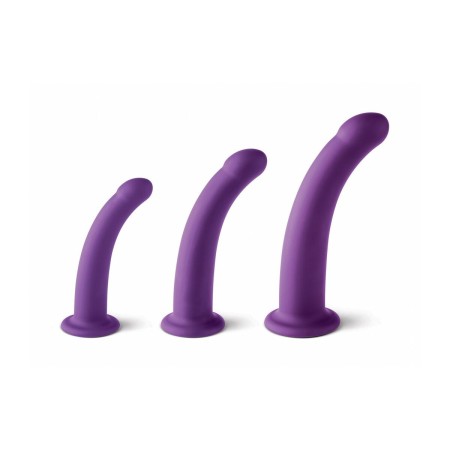 Dildo Virgite Morado S/M/L Set de Virgite, Consoladores clásicos - Ref: M0403182, Precio: 44,99 €, Descuento: %