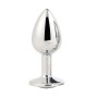 Anal plug Dream Toys Gleaming Love Silver by Dream Toys, Anal plugs - Ref: S9400519, Price: 14,99 €, Discount: %