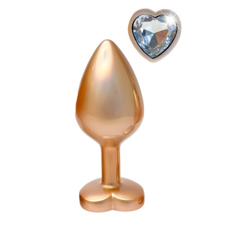 Anal plug Dream Toys Gleaming Love Golden by Dream Toys, Anal plugs - Ref: S9400825, Price: 17,99 €, Discount: %